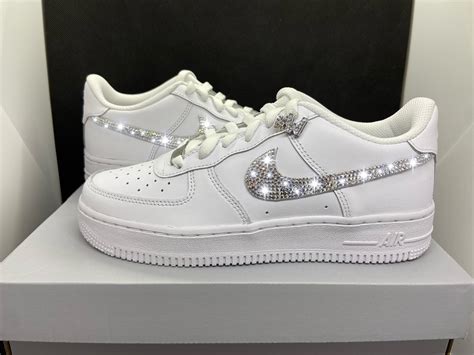 nike air force 1 weiß glitzer|Nike Air Force 1 glitter swoosh.